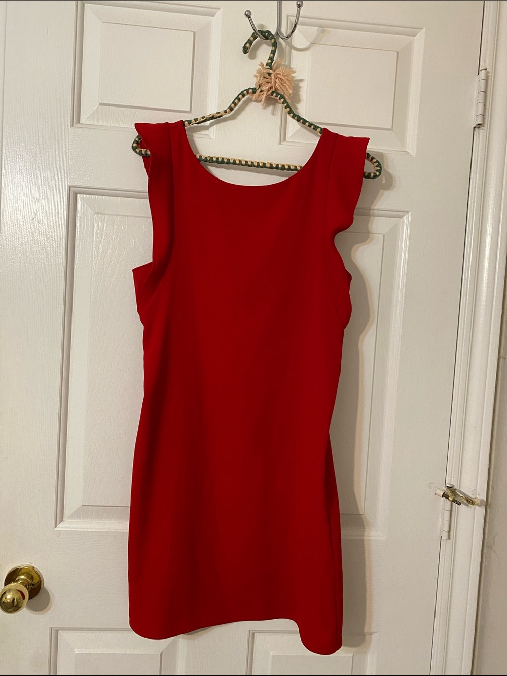 Everly Red Sleeveless Mini Dress